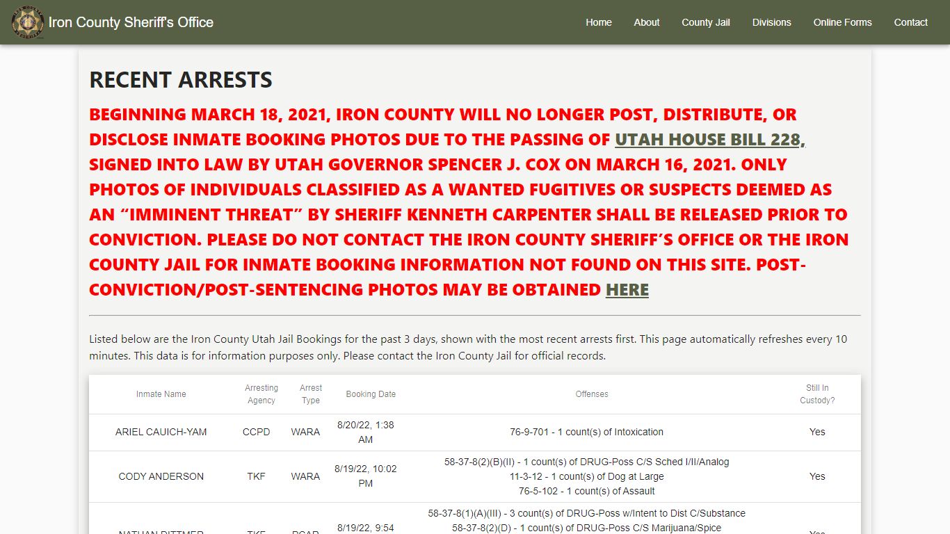 Iron County Sheriff's Office